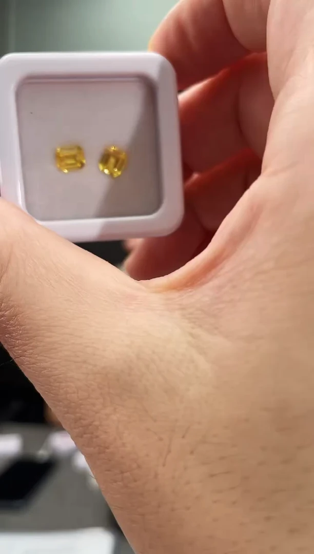 裸石蓝宝石2.08克拉黄色蓝宝石