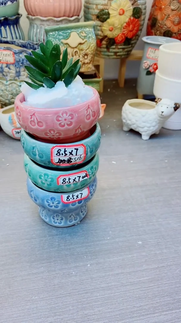 【闪购商品】陶瓷@@S16葡萄印章4件套