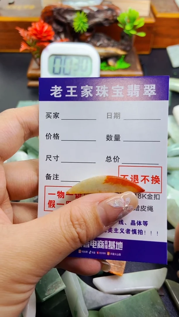 【闪购商品】翡翠颈饰未镶嵌料子