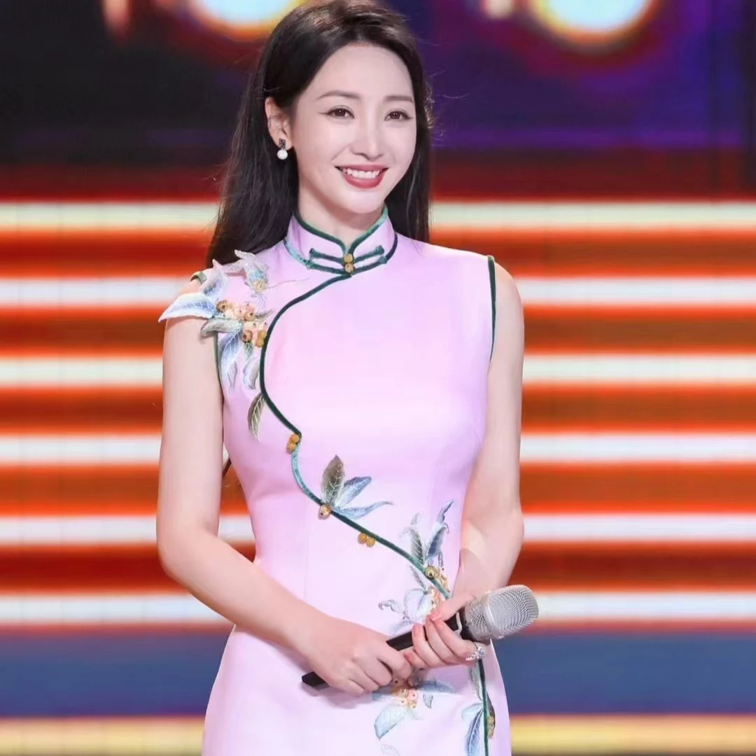 19【柳岩】茧迹原创中式刺绣旗袍「馥枝」