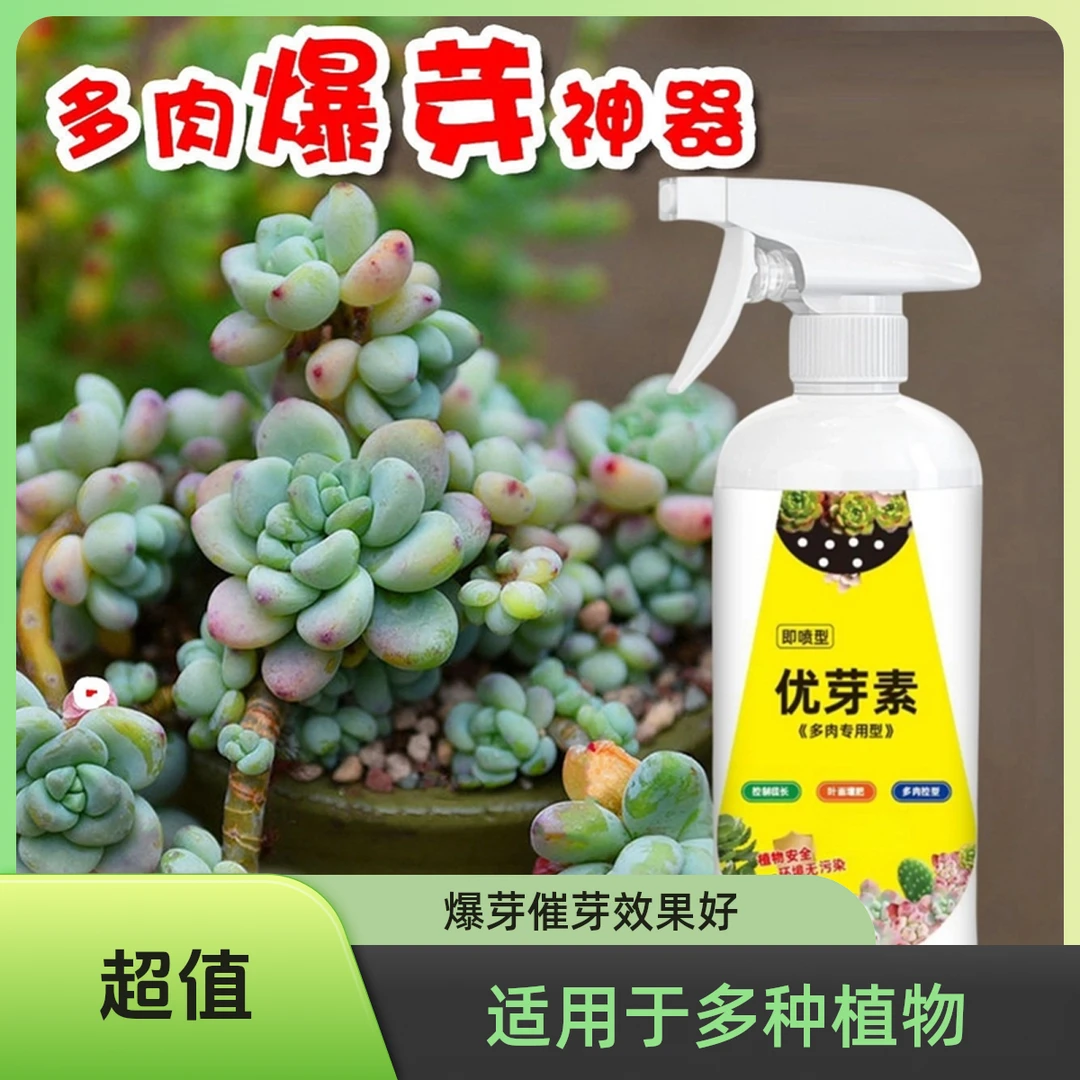 多肉专用爆芽素叶插移栽催芽营养液优芽素养殖植物肥料家用一次