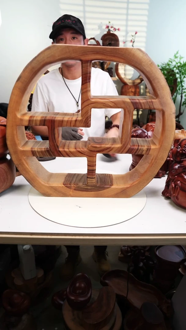 木香樟木摆件/博古架