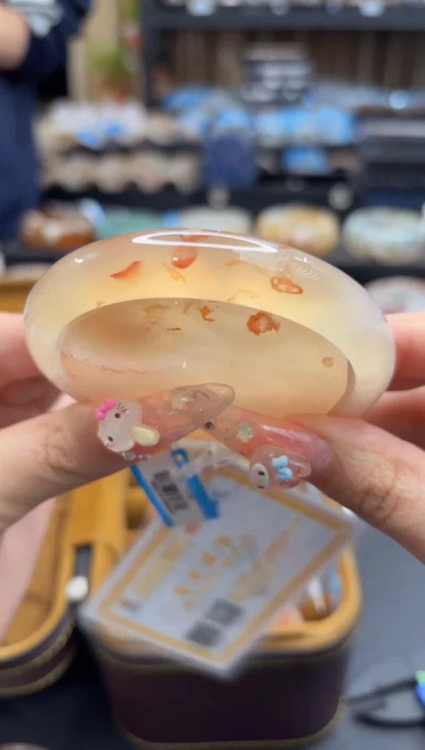 未镶嵌手镯石英质玉255(60圈赠送镯心)