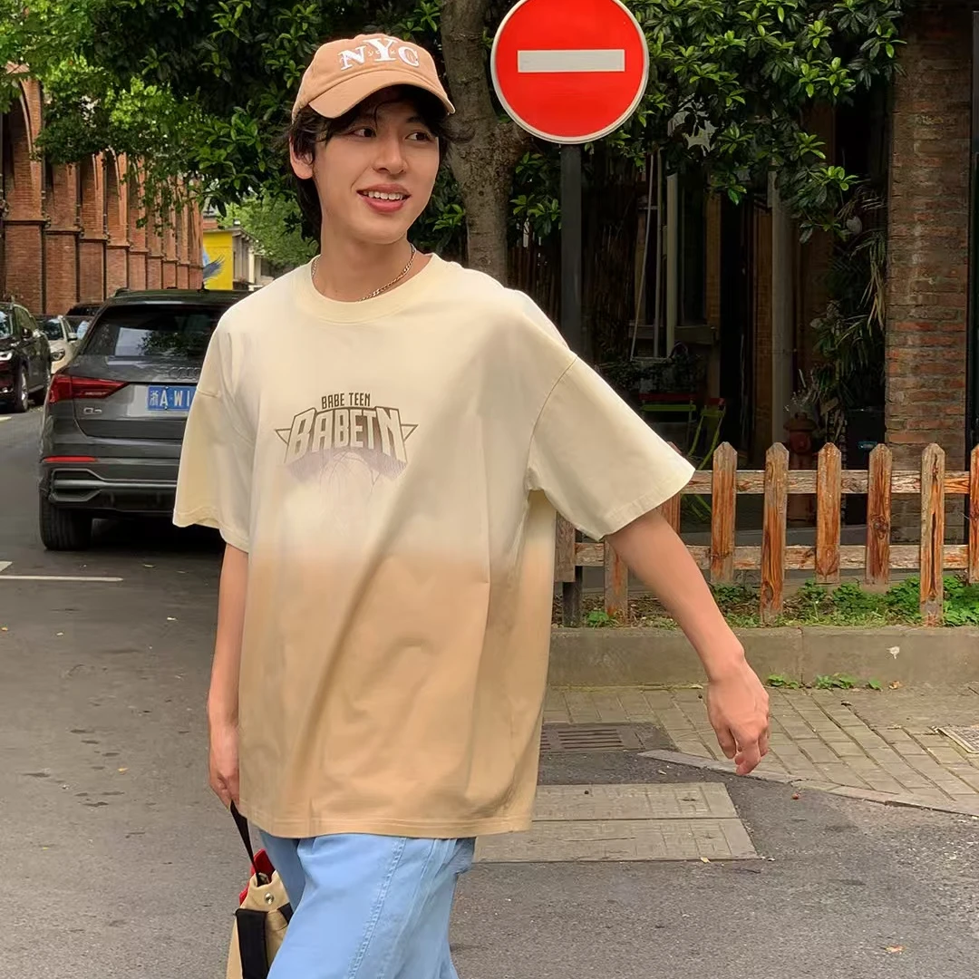 26578高端专享老林家夏季天花板男宝短袖米色（B）