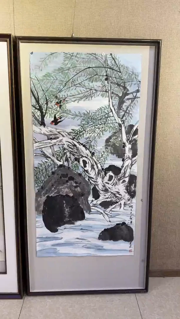国画y天津人美-李大光花鸟8平尺