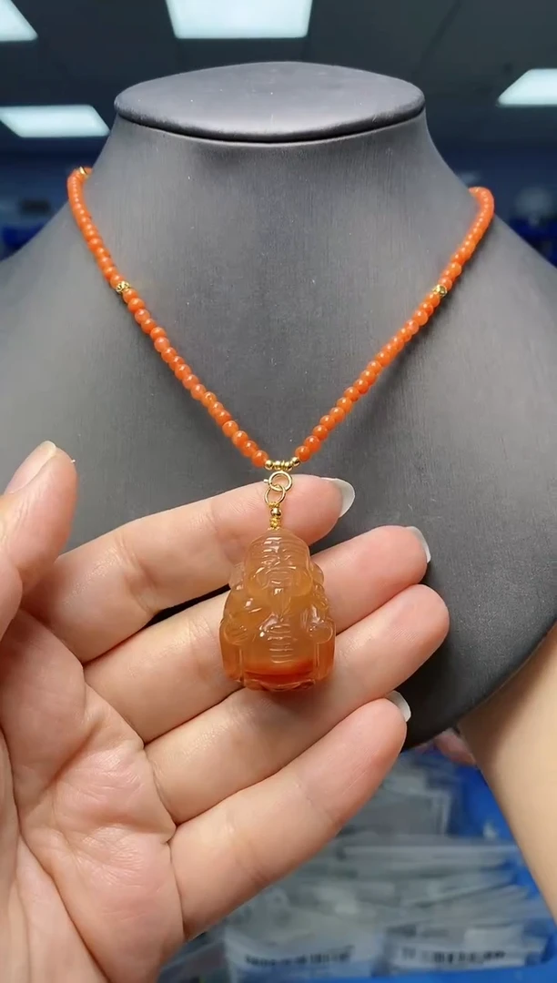 【闪购商品】南红玛瑙颈饰未镶嵌  G12961