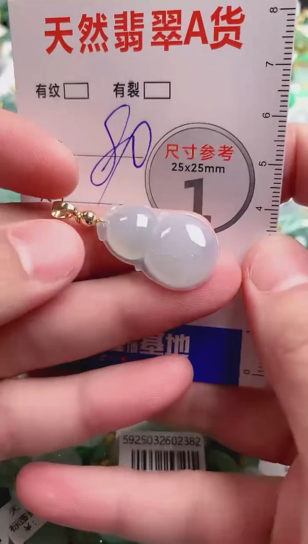 翡翠未镶嵌颈饰24001623