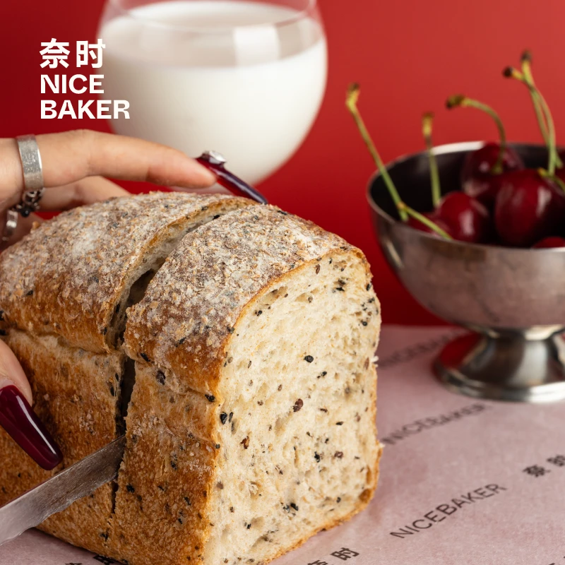 奈时微酸鲁邦种全麦杂粮硬欧吐司大个手撕可厚切面包健康营养代餐