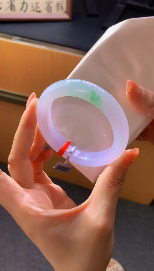 未镶嵌手镯翡翠-C869 圈口 53.9全款17万 定金2万