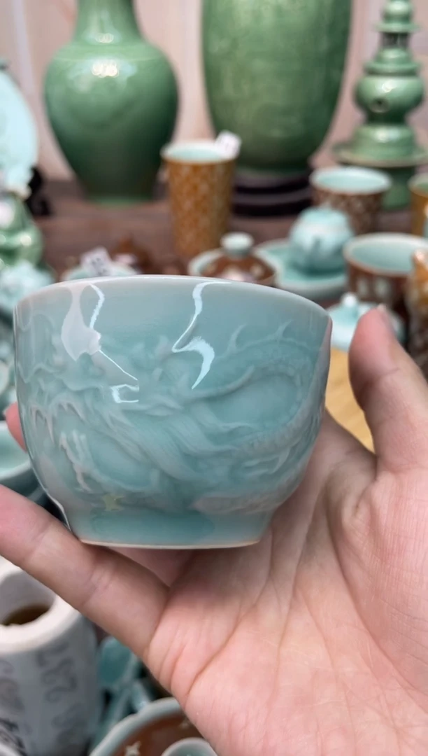 纯手工 慧仙青瓷 龙泉青瓷大促