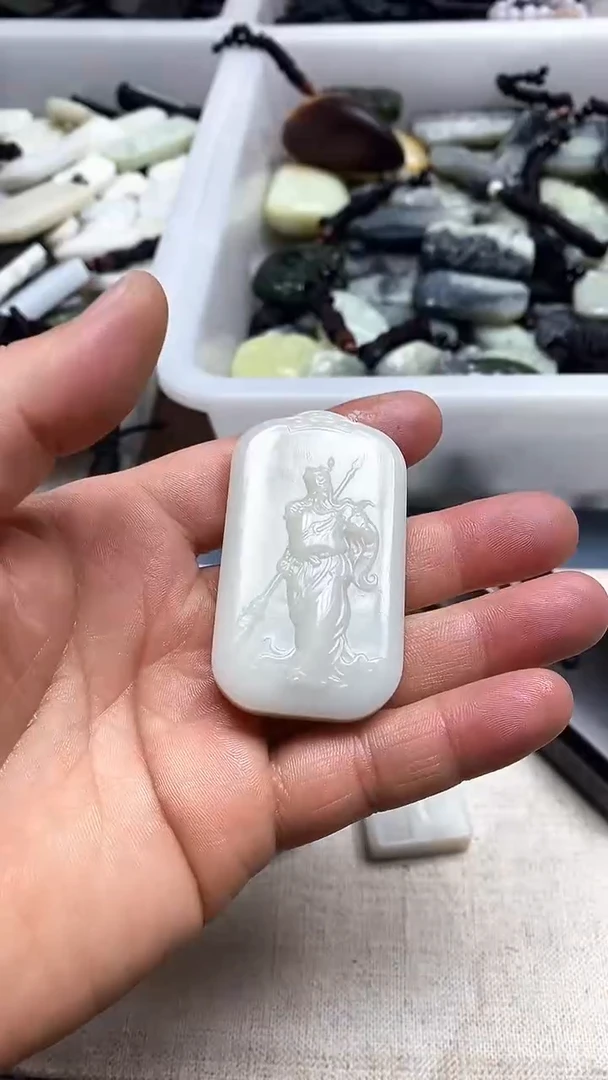 吊坠(不含链)未镶嵌和田玉1