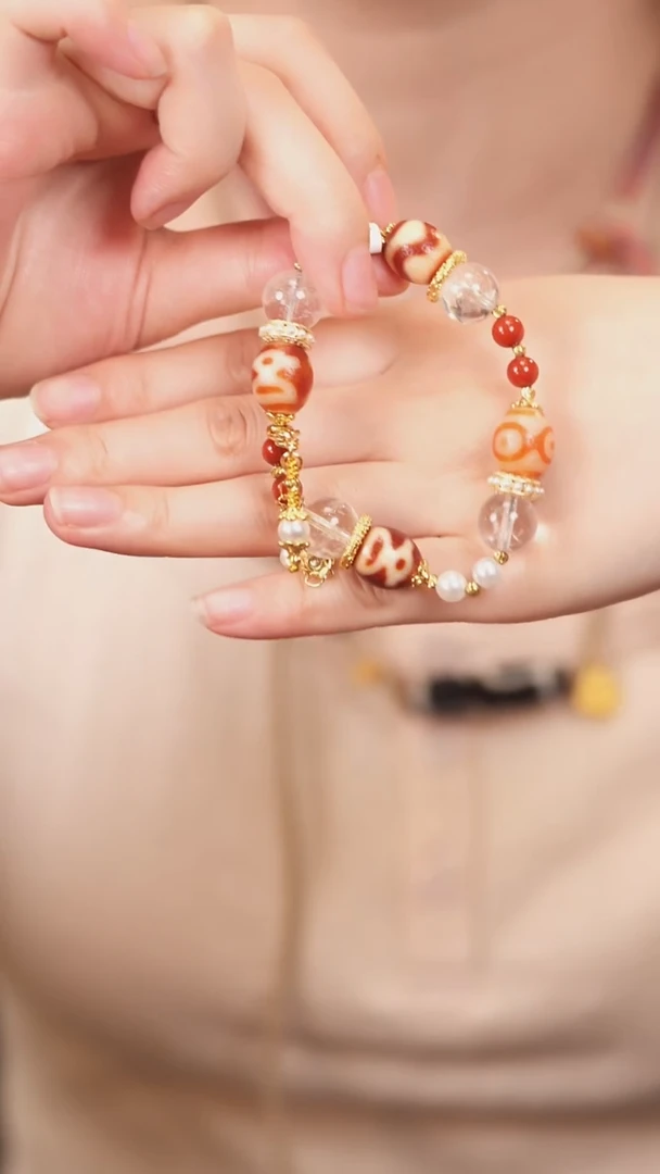 玛瑙/玉髓（覆膜）颈饰未镶嵌柒木珠宝