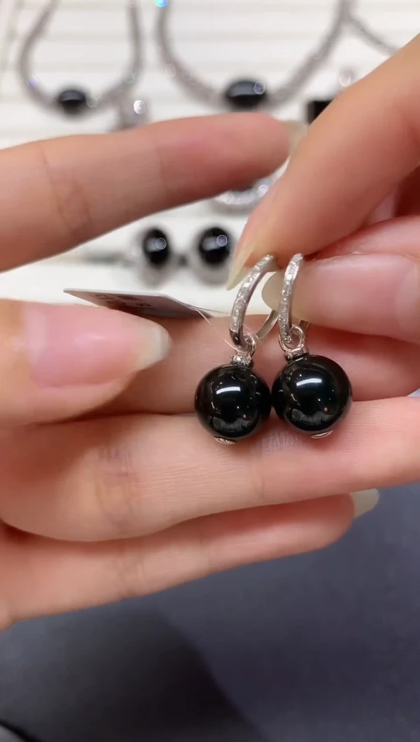 18K金镶嵌翡翠耳饰耳饰|4980