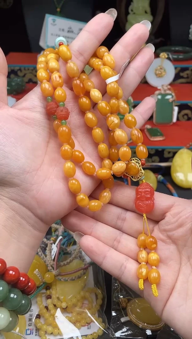 蜜蜡颈饰未镶嵌sm69