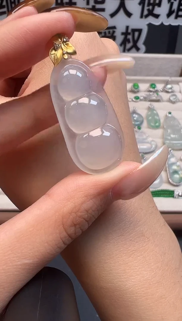 吊坠(不含链)18K金镶嵌翡翠缅甸珠宝严选