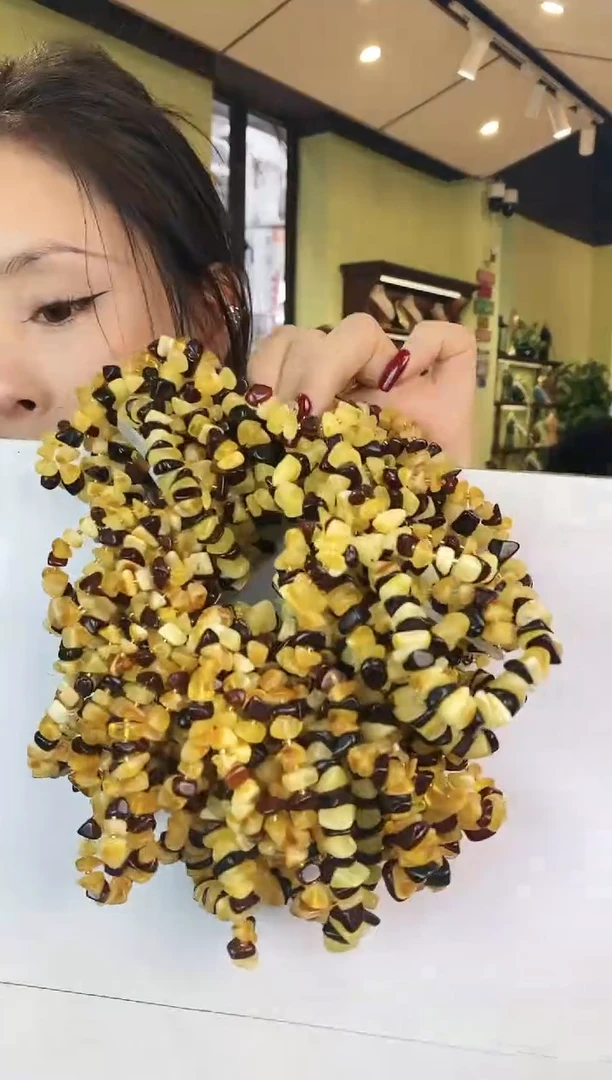 【闪购商品】琥珀手链未镶嵌多样性发一