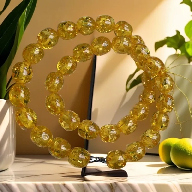 【喜子】金之花帕13m项链-QW3127多样性发一条