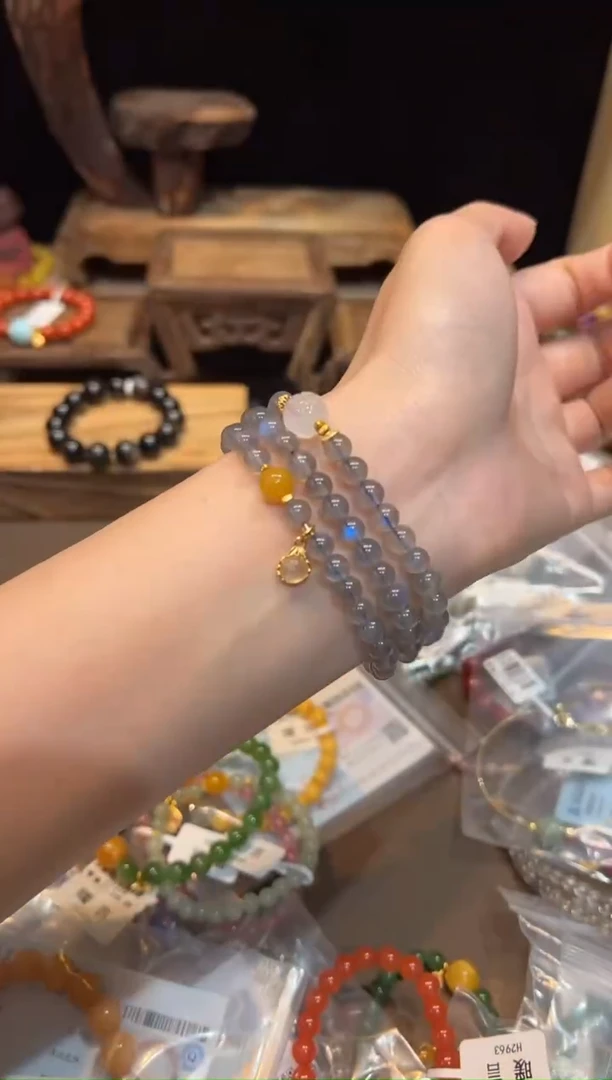 【闪购商品】长石手链未镶嵌手饰@@D2469