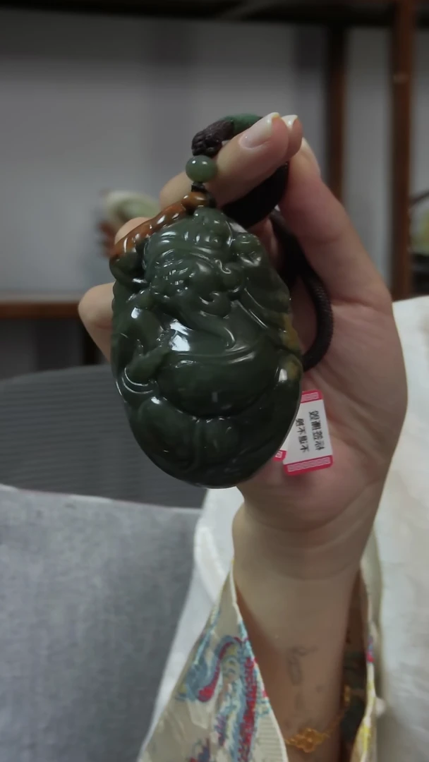 未镶嵌和田玉把件财神