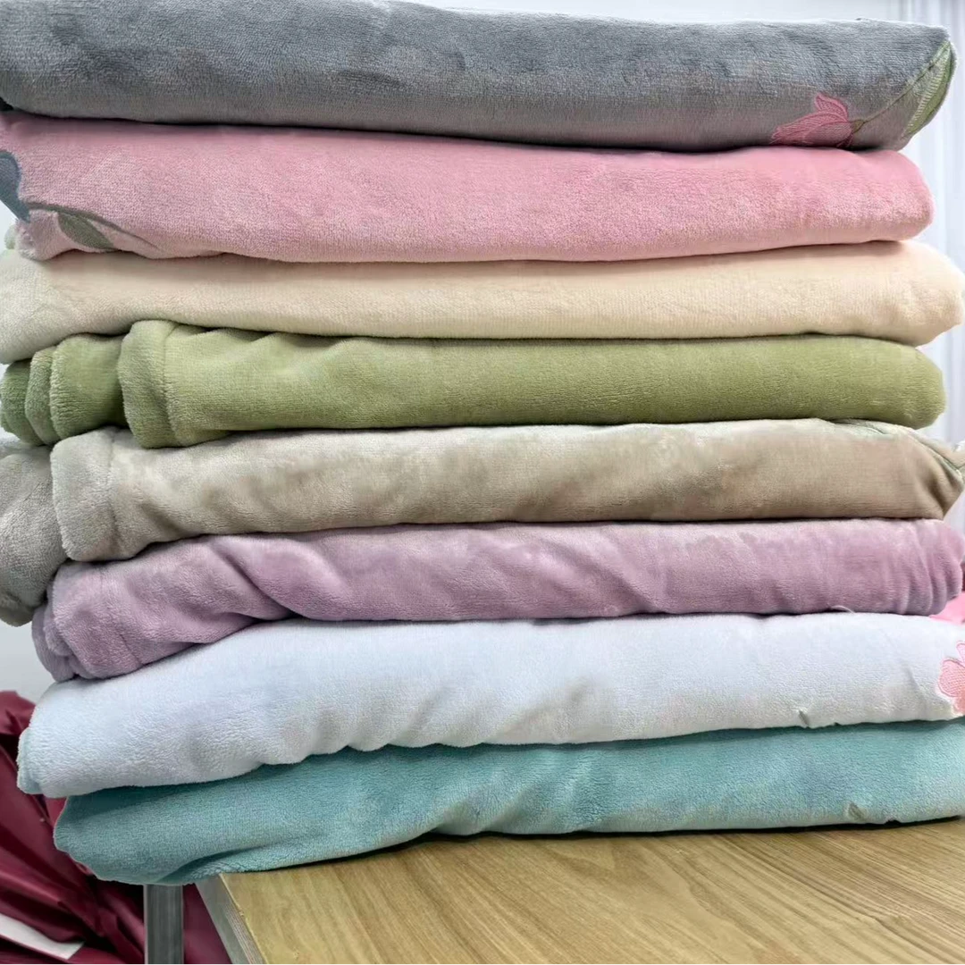 新店宠粉福利款高克重牛奶绒单被套【刺绣款】