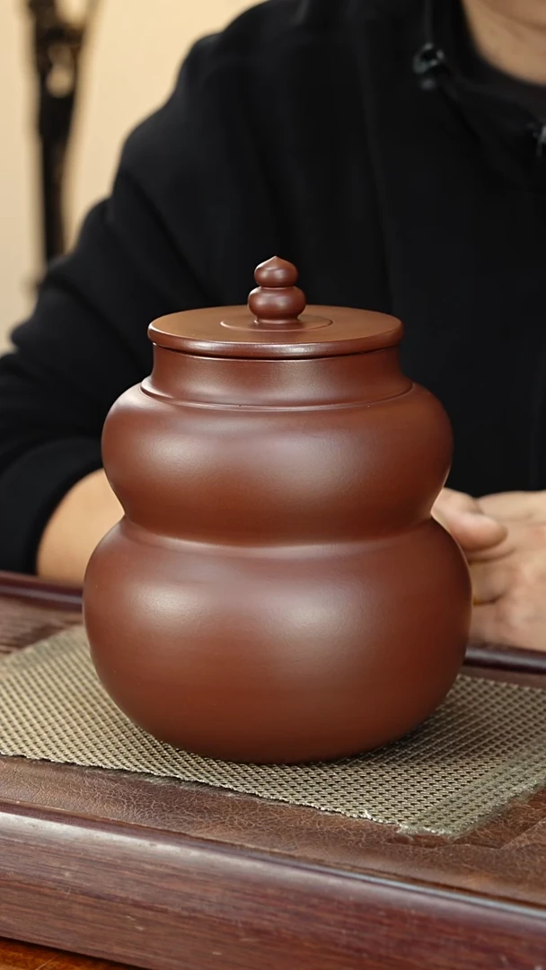 宜兴原矿紫砂茶叶罐