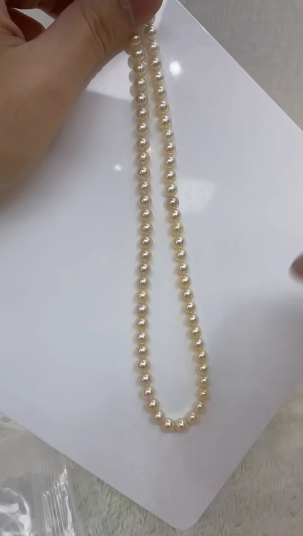 海水珍珠银S925镶嵌颈饰