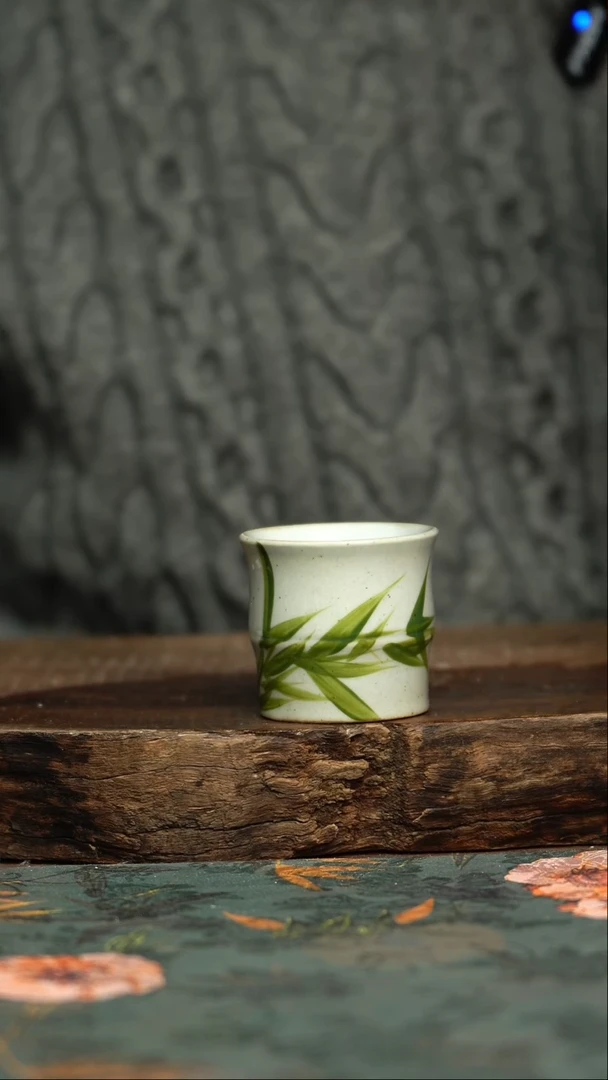 【闪购商品】杯釉下彩手工手绘同款陶器