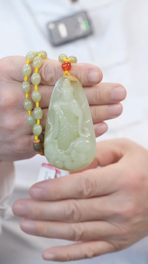 【闪购商品】和田玉吊坠未镶嵌普贤约123克