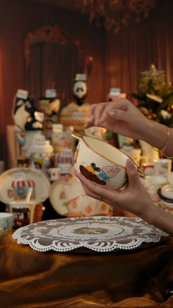 陶瓷便携款景德镇手工手绘陶瓷