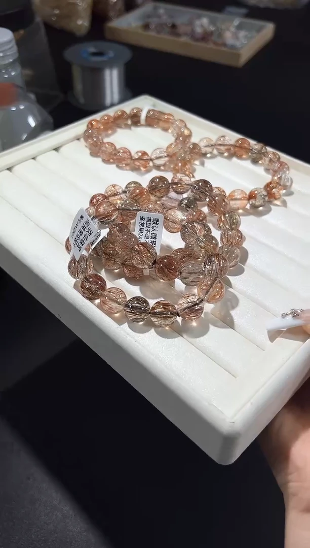 未镶嵌手串水晶87f多样性发其一【1条】默认微瑕13mm