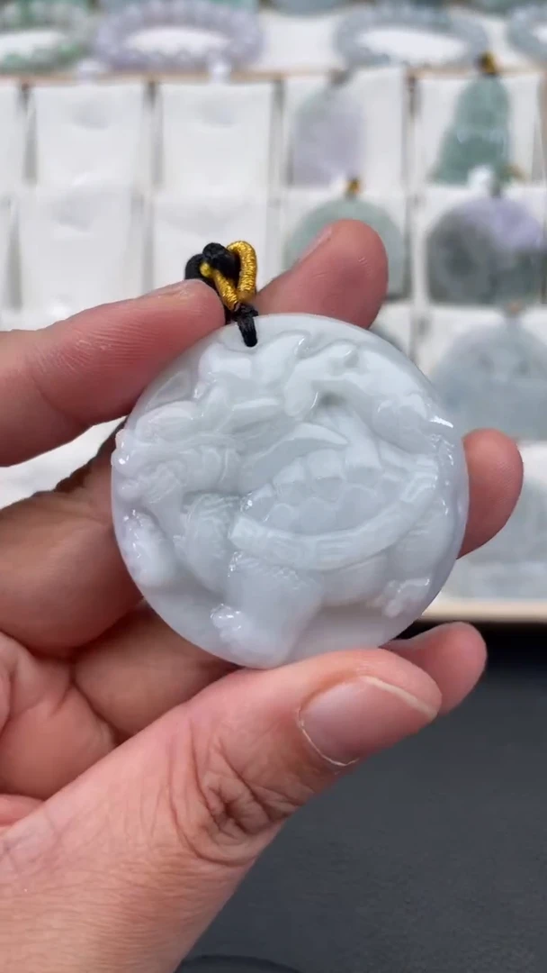 颈饰未镶嵌翡翠天然缅甸翡翠A货424