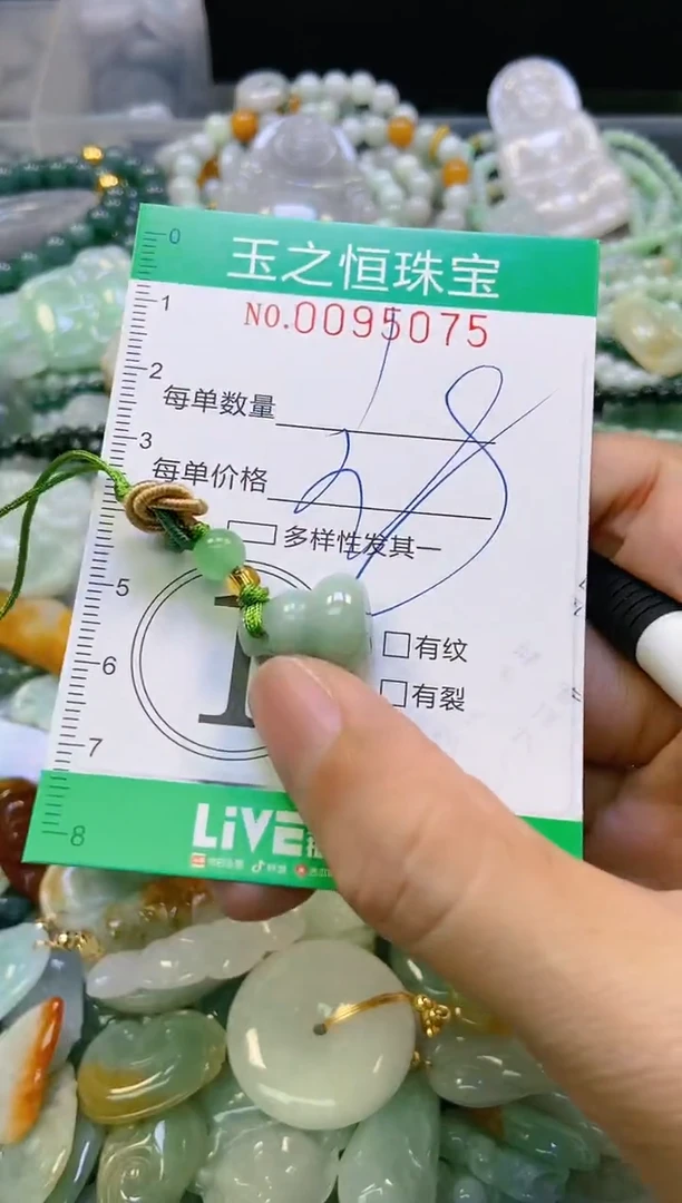 翡翠未镶嵌颈饰闪购0095075