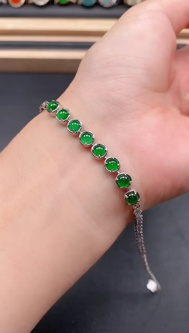 翡翠戒指银S925镶嵌11111