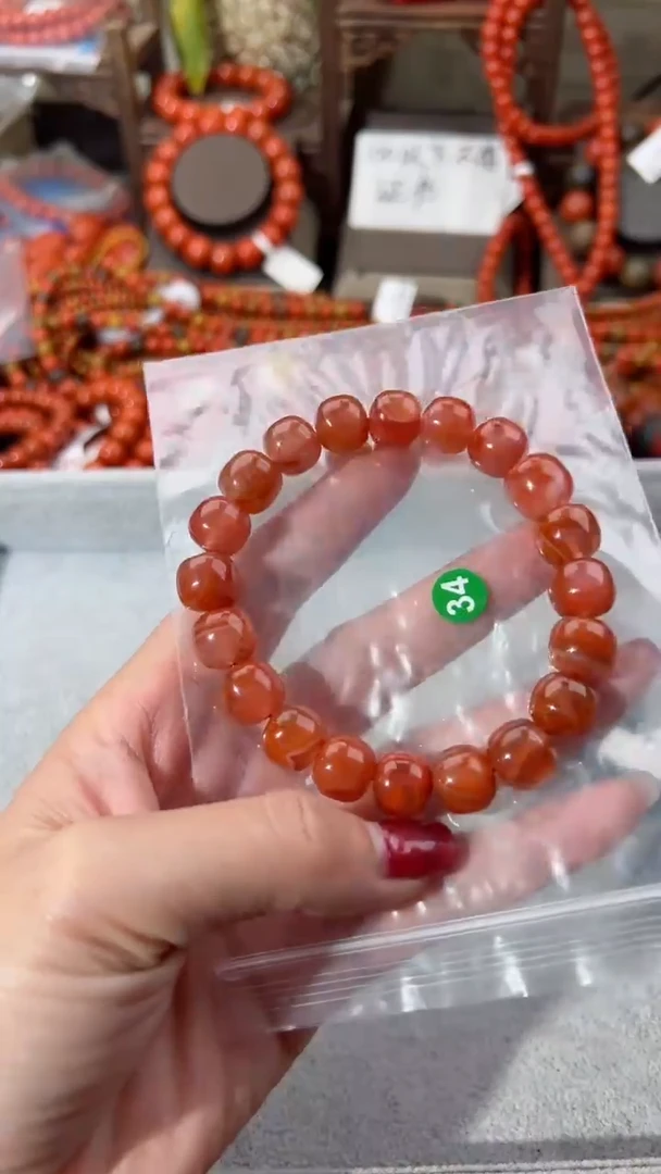 【闪购商品】南红玛瑙手串未镶嵌11