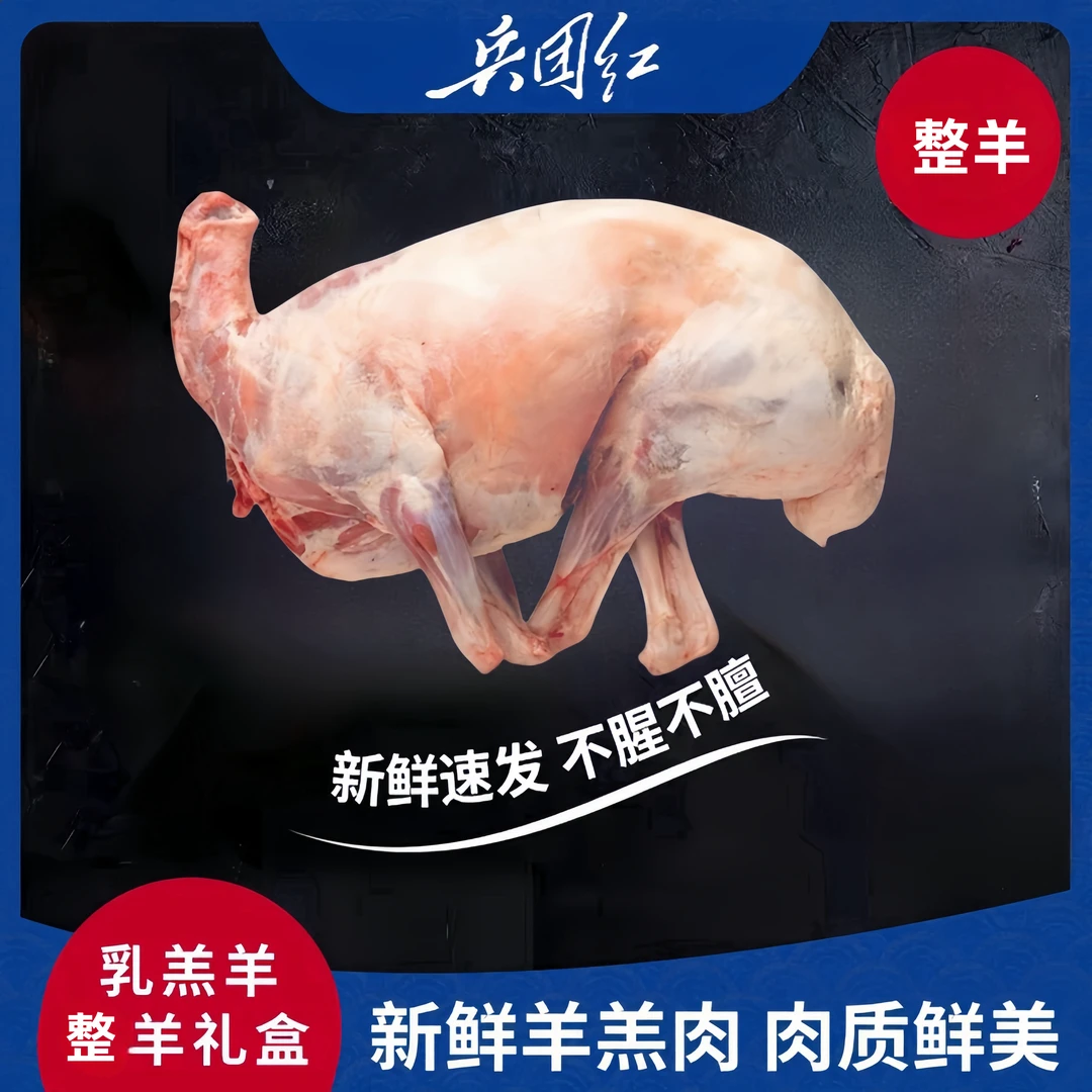 兵团红【整羊】新疆乳羔羊肉套餐新疆空运保鲜直发