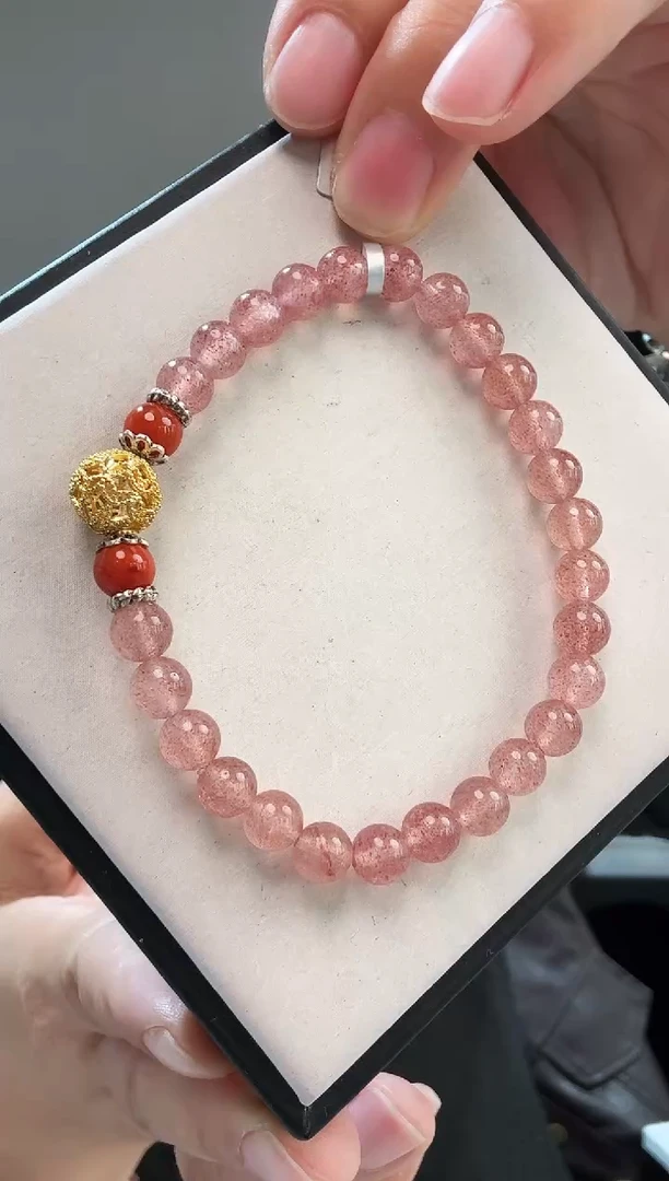 未镶嵌手链石英质玉优1502 约6mm