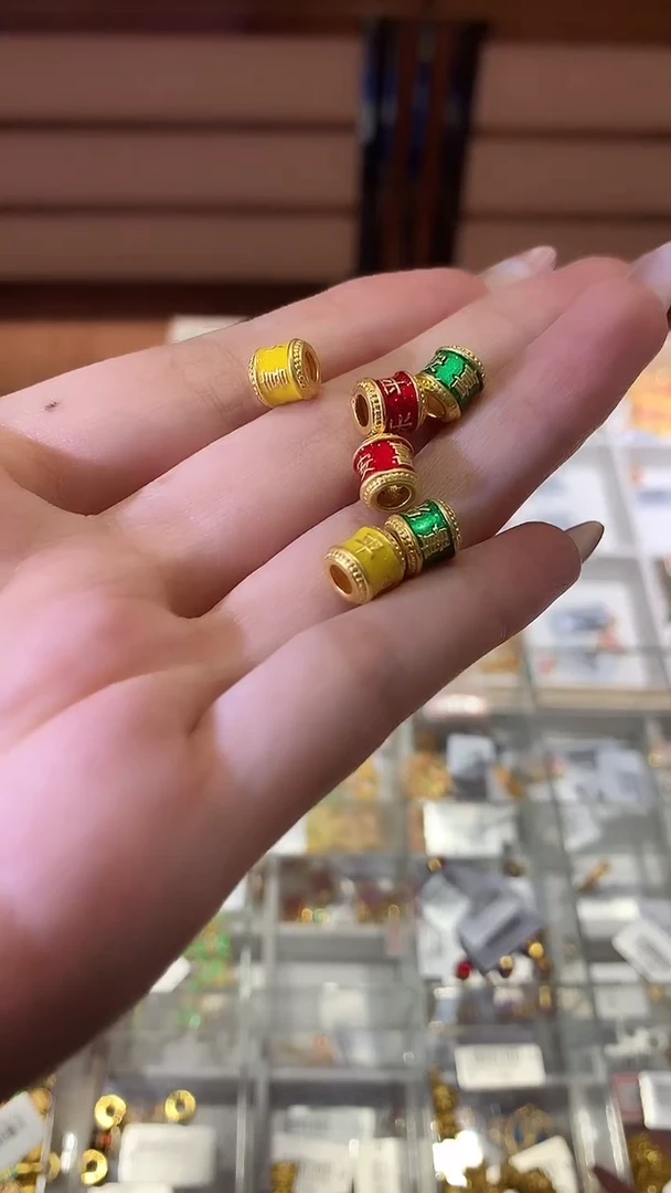 【闪购商品】定制足金手链平安喜乐多样性发一