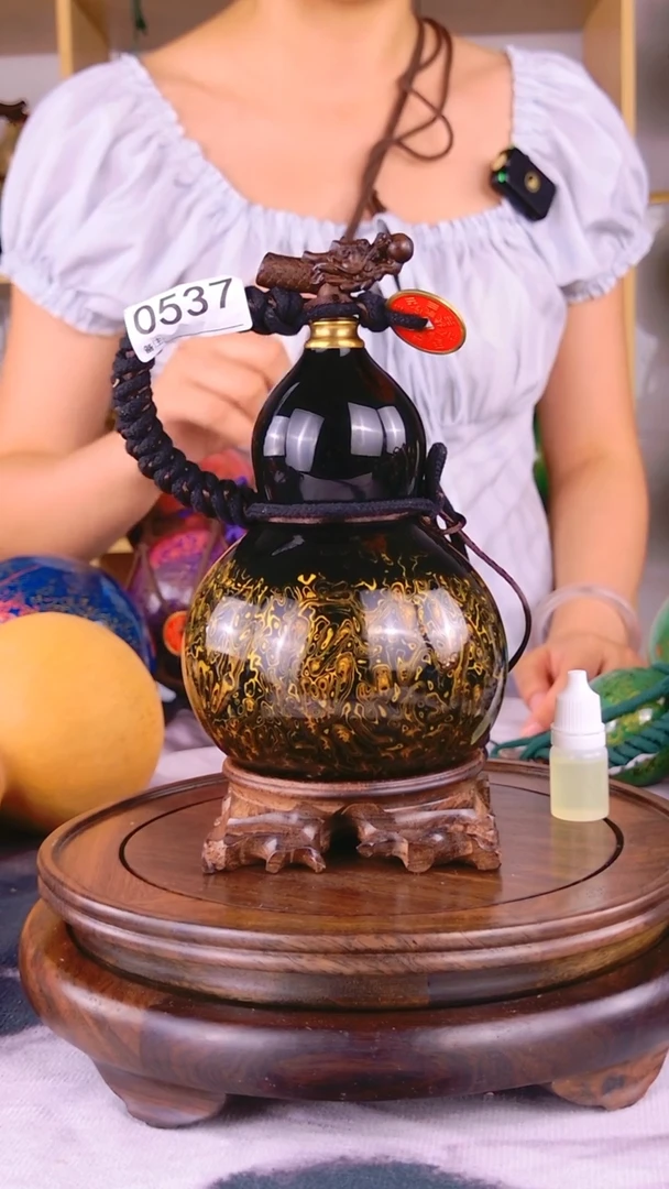 0537大漆酒葫芦 送葫芦就是福禄啦