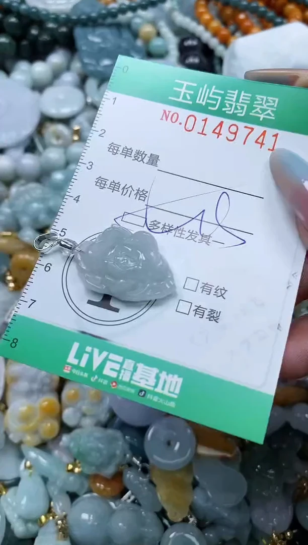 翡翠未镶嵌颈饰闪购0149741多样性发其一