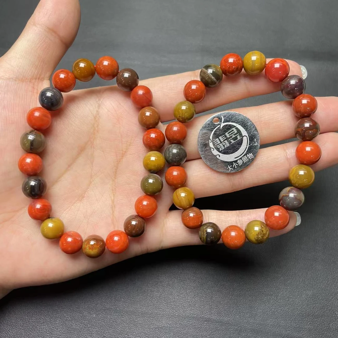 翡昱-N21-45828-726-南红手串/约8+/约20颗/-多样性发其一-C