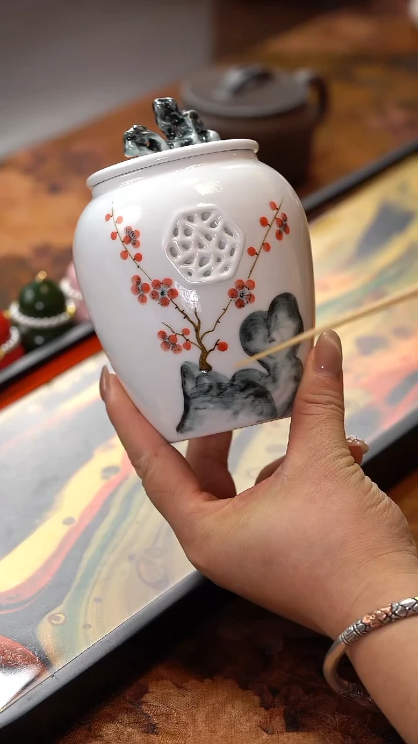 茶具太湖石茶叶罐@@YQ-004
