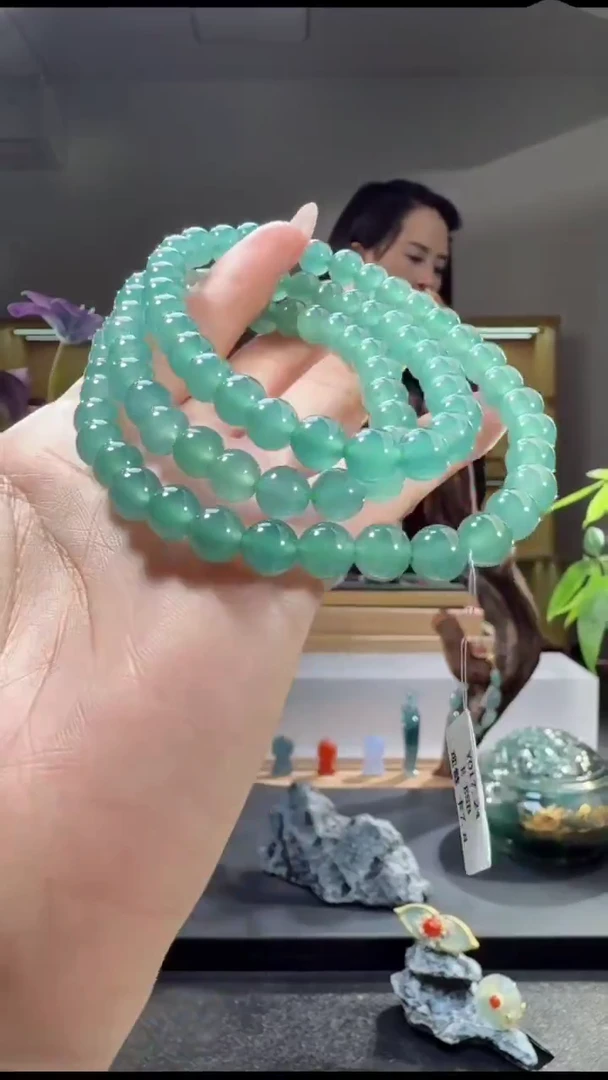 项链未镶嵌翡翠长串（多样性发其一）