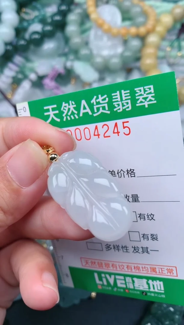 翡翠未镶嵌颈饰.0004245