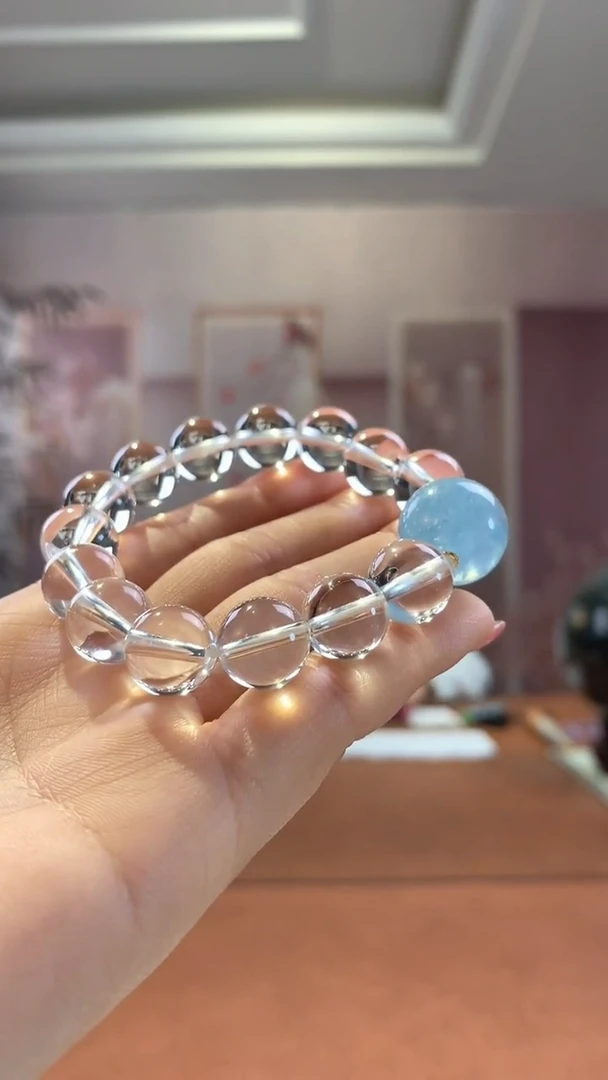 【闪购商品】水晶手串未镶嵌白水晶单圈