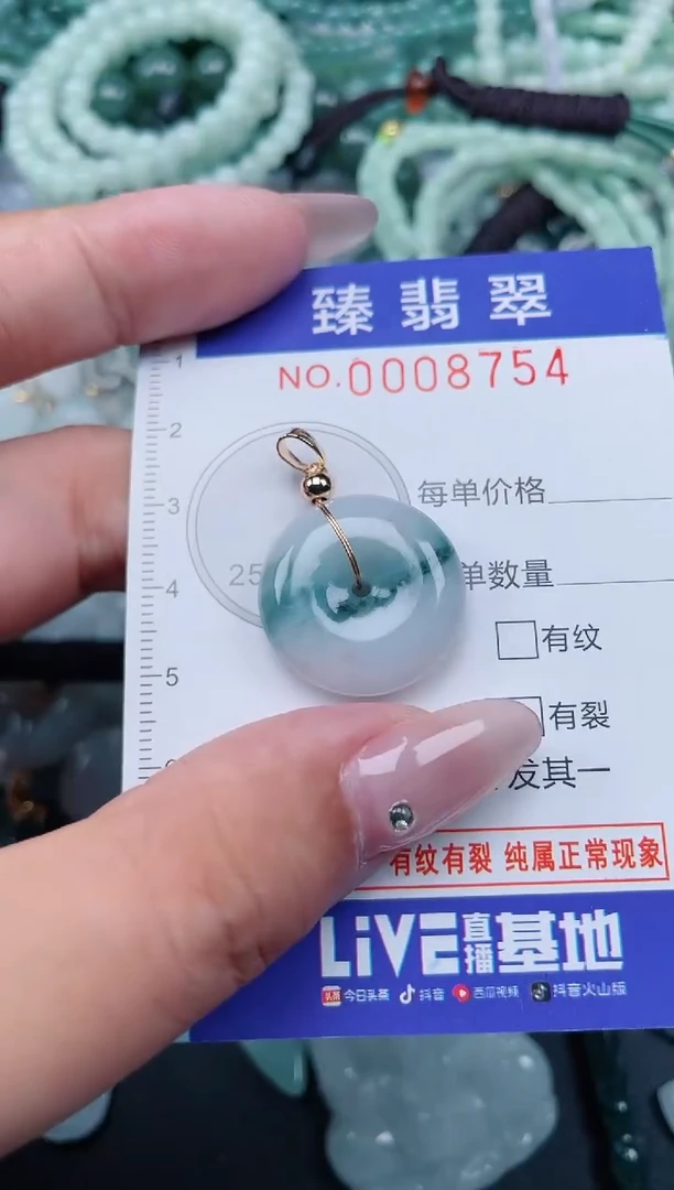 翡翠未镶嵌颈饰.0008754