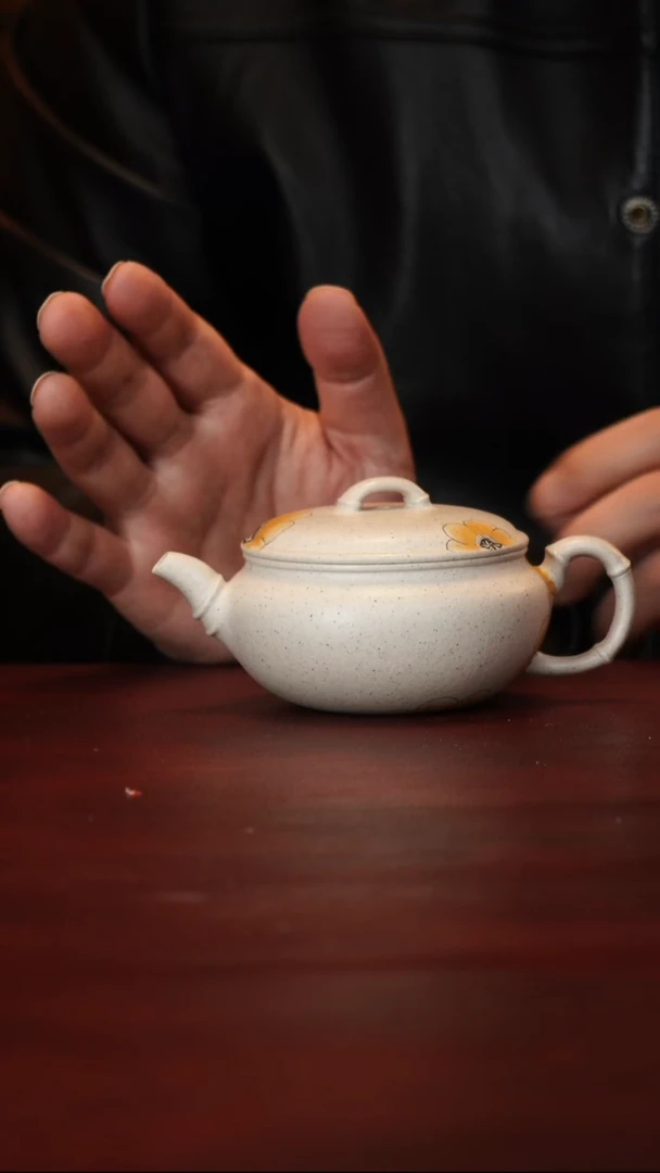 茶壶紫砂李小敏--手工--竹节仿古