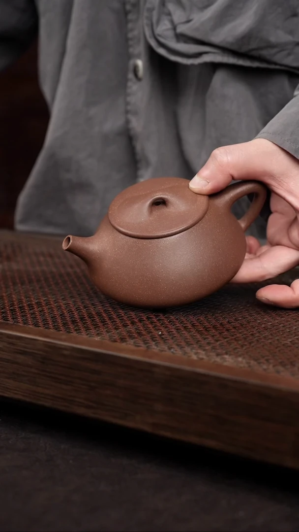 【闪购商品】紫砂茶壶老紫泥满瓢