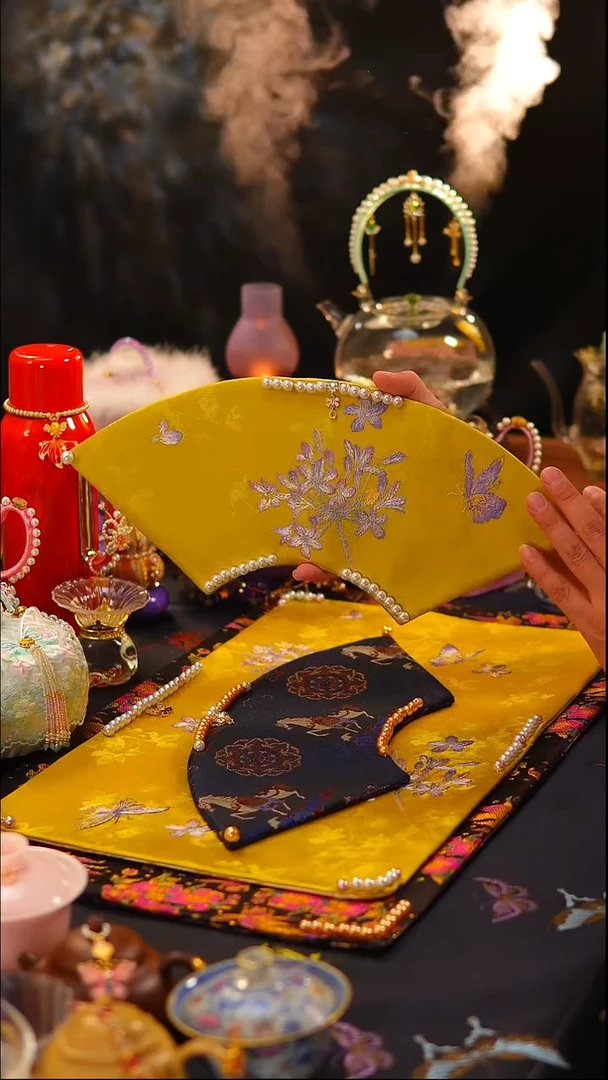 056茶席茶席40x18cm