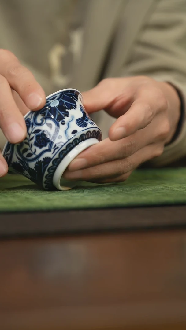 【闪购商品】杯柴窑青花破价福利