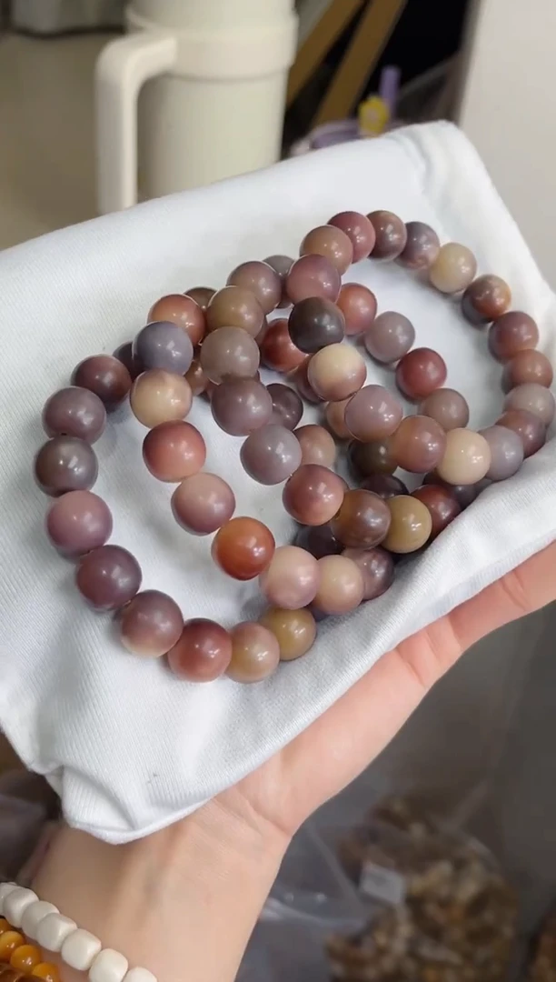 菩提根/象牙果手串s32紫美人干磨苹果12*13随机